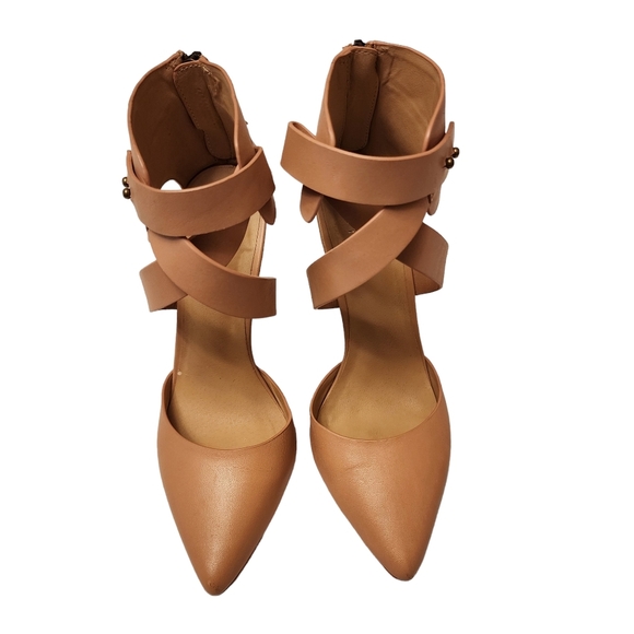 Joe's Jeans Pete Leather Heels Size 6 - Picture 3 of 13